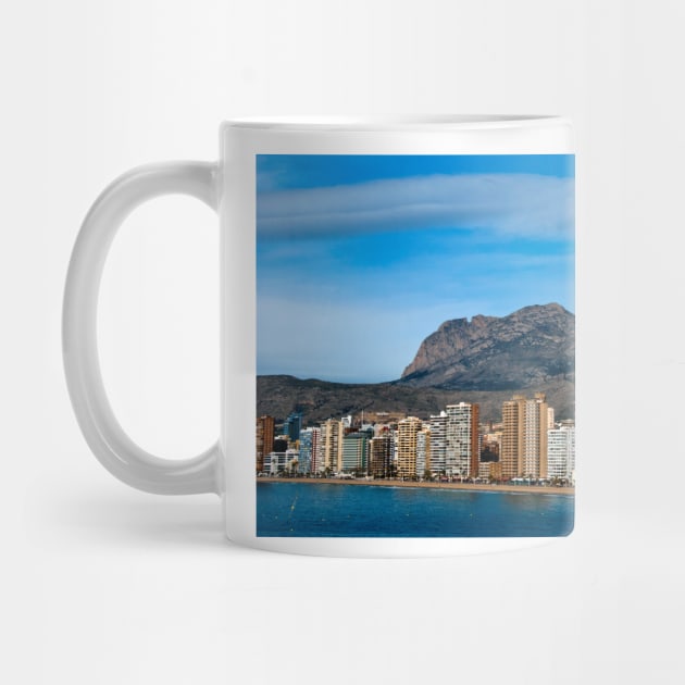 Benidorm Levante Beach Costa Blanca Spain by AndyEvansPhotos